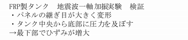 最下部でひずみが増大