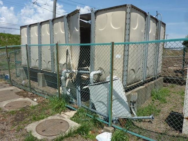 FRPパネルタンク 受水槽被害事例